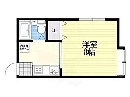 ハイツ440 1Kの間取図画像