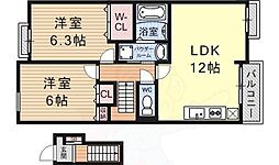 京都地下鉄東西線 小野駅 徒歩7分 2階/-