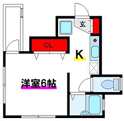 間取図画像 ワンルーム