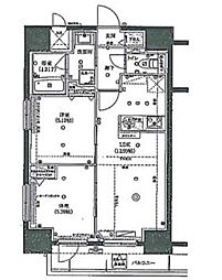 ルガルスクエア南千住 2LDKの間取図画像