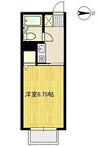 コーポ城北  ｜ 佐賀県佐賀市鍋島4丁目（賃貸アパート1K・2階・19.60㎡） その2