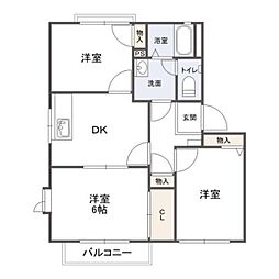 カーサ鍋島IIB 2階