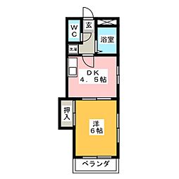 間取図画像 1DK