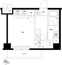 ルーブル川崎上平間弐番館 1Kの間取図画像