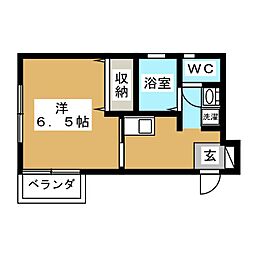 間取図画像 1K