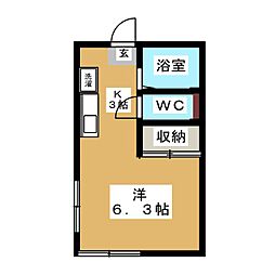 間取図画像 ワンルーム