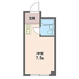 マルエイシティハイツ片倉 ワンルームの間取図画像