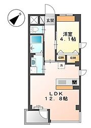間取図画像 1LDK