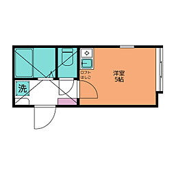 アザーレ星川 ワンルームの間取図画像