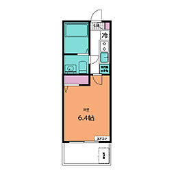 ベラヴィスタ星川 1Kの間取図画像