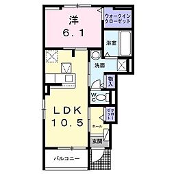 間取図画像 1LDK