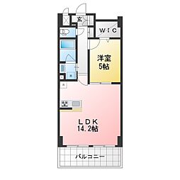 ルミナーレテラス二俣川 1LDKの間取図画像