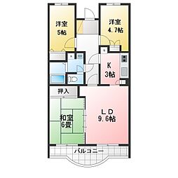 ステージ21A 3LDKの間取図画像