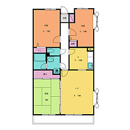 グランメール 3LDKの間取図画像
