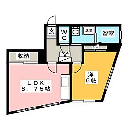 間取図画像 1LDK