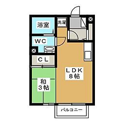 間取図画像 1LDK