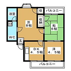 物件の間取り