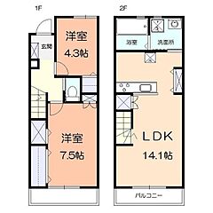 物件の間取り