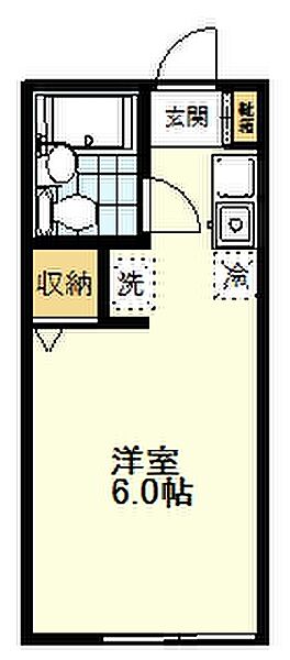 アップルハウス 101｜東京都小平市小川町1丁目(賃貸アパート1R・1階・17.30㎡)の写真 その2
