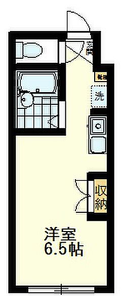 東京都国立市富士見台4丁目(賃貸マンション1R・2階・17.82㎡)の写真 その2