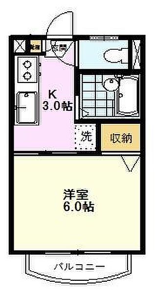 クレスコート国立 207｜東京都国立市西2丁目(賃貸マンション1K・2階・19.44㎡)の写真 その2