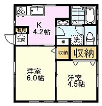 東京都小平市たかの台27-1（賃貸アパート2K・1階・34.78㎡） その2