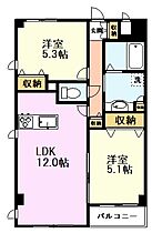 コクブンジノイエ  ｜ 東京都国分寺市本町3丁目（賃貸マンション2LDK・2階・53.33㎡） その2