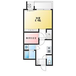 SKビル拾四番館 1Kの間取図画像