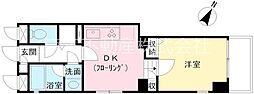 ライオンズヴィアーレ幡ヶ谷 1DKの間取図画像