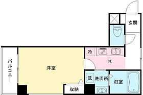 ラッフィナート府中 403 ｜ 東京都府中市宮町１丁目35-15（賃貸マンション1K・4階・21.47㎡） その2