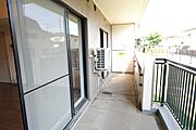 開放感のあるベランダ