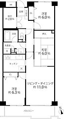 物件の間取り