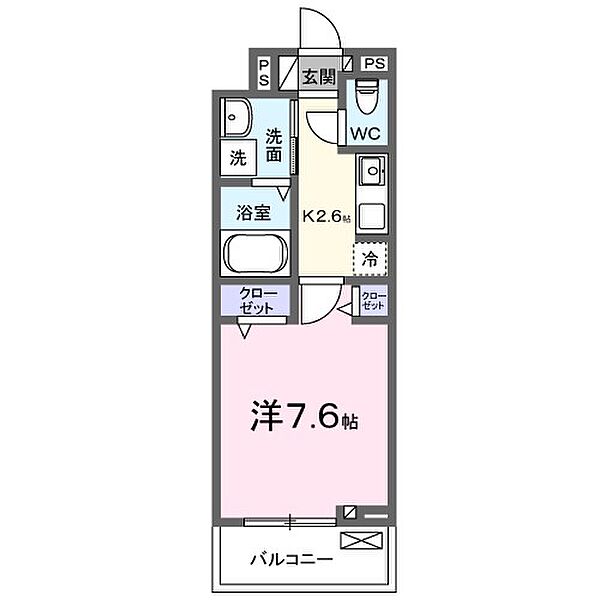 エルピーノ 303｜東京都多摩市一ノ宮１丁目(賃貸アパート1K・3階・27.02㎡)の写真 その2