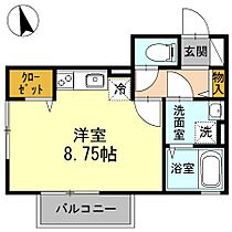 メゾン　デュ　プレ 203 ｜ 東京都多摩市関戸２丁目67-7（賃貸アパート1R・2階・26.01㎡） その2