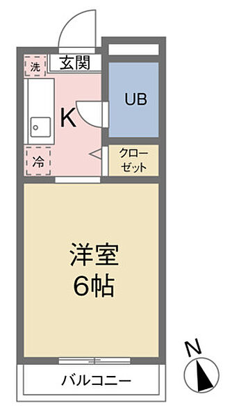 アルペンみの 103｜東京都八王子市堀之内２丁目(賃貸マンション1R・1階・17.50㎡)の写真 その2