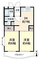 ジュネス橋本 403 ｜ 神奈川県相模原市緑区東橋本１丁目2-1（賃貸マンション2DK・4階・44.32㎡） その2