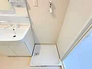 室内洗濯機置き場です