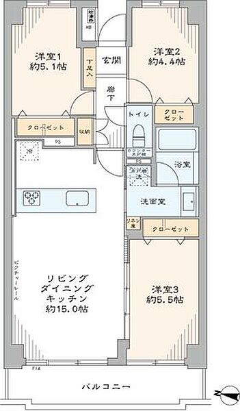 間取りを拡大表示