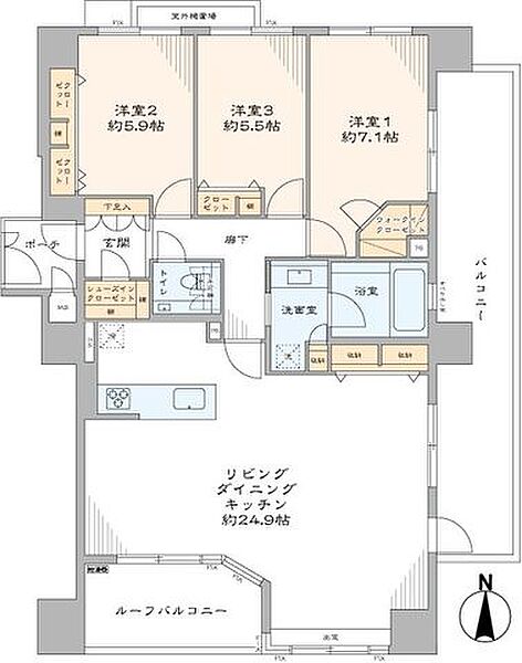 間取りを拡大表示
