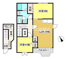 フラワー欠間 203 ｜ 愛知県額田郡幸田町大字菱池字欠間（賃貸アパート2LDK・2階・58.12㎡） その2