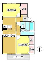 なごみ荘 A棟 202 ｜ 愛知県蒲郡市平田町下長根（賃貸アパート2LDK・2階・59.58㎡） その2