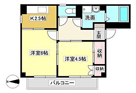 ハイツ東 201 ｜ 愛知県蒲郡市三谷町東5丁目（賃貸アパート2K・2階・37.26㎡） その2