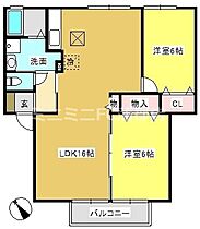 メゾン・ド・プルメリア A棟 202 ｜ 愛知県額田郡幸田町大字横落字長根（賃貸アパート2LDK・2階・61.52㎡） その2