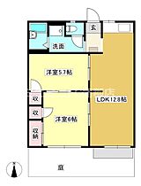 サニータウン七舗A 105 ｜ 愛知県蒲郡市三谷町七舗（賃貸アパート2LDK・1階・52.39㎡） その2