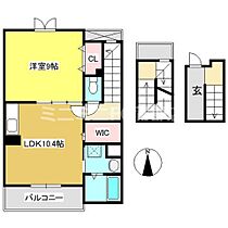 マーガレット23 302 ｜ 愛知県蒲郡市水竹町千丸（賃貸アパート1LDK・3階・57.35㎡） その2