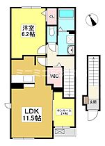 アヴニール 201 ｜ 愛知県蒲郡市豊岡町鍜治薬師（賃貸アパート1LDK・2階・50.96㎡） その2