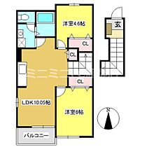 クレスト向山 202 ｜ 愛知県蒲郡市三谷北通3丁目（賃貸アパート2LDK・2階・51.67㎡） その2