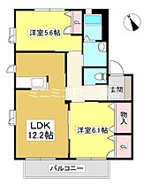 スプリングコートMIYA 102 ｜ 愛知県蒲郡市三谷北通3丁目（賃貸アパート2LDK・1階・57.54㎡） その2