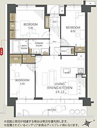 間取図画像 2SLDK