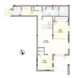 チェリーゼ 2LDKの間取図画像